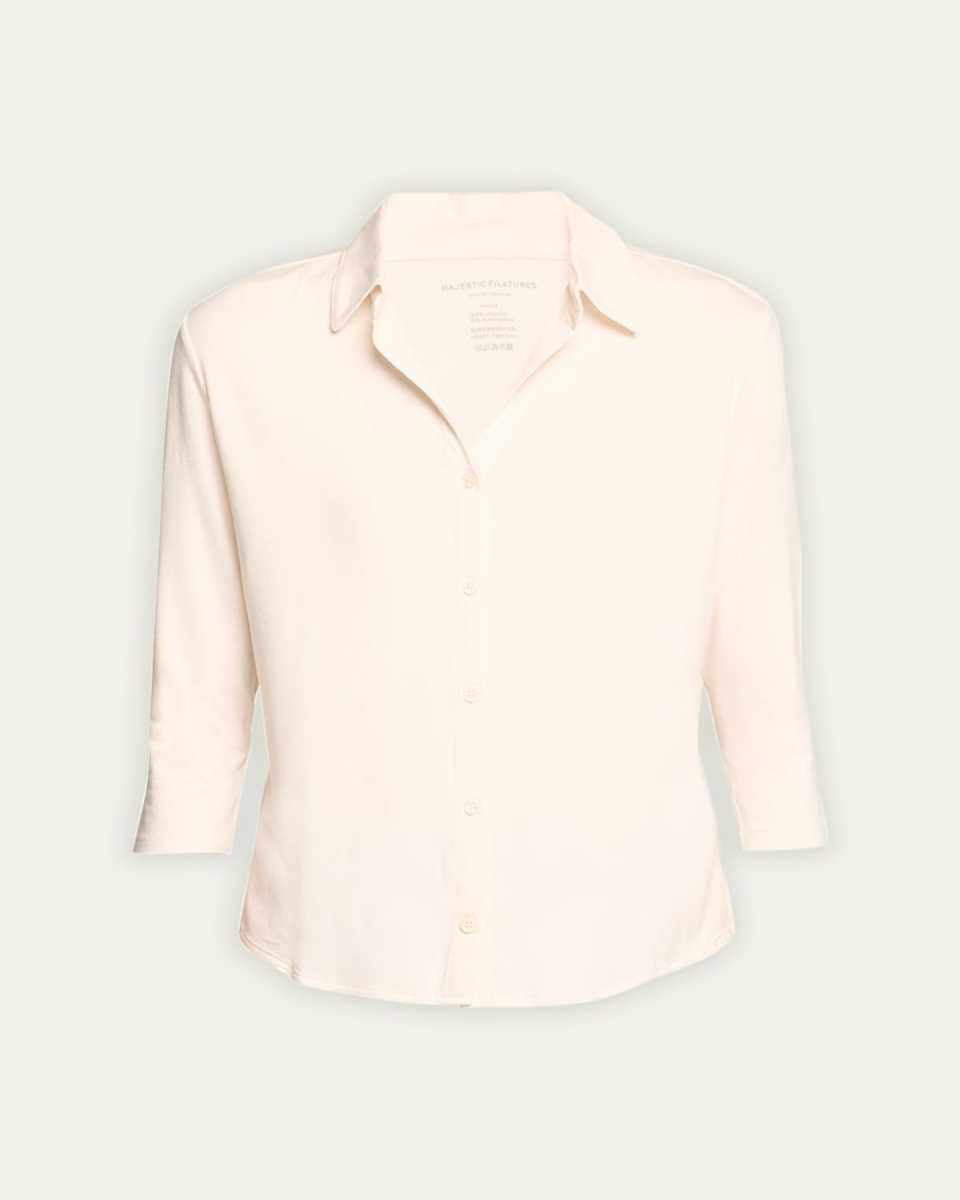 Soft Touch Semi-Relaxed Button-Front Shirt